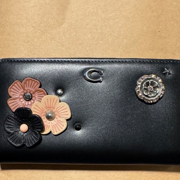 Coach 1941 long zip wallet- black- custom made, one of a kind.  -new in box - Picture 4 of 13